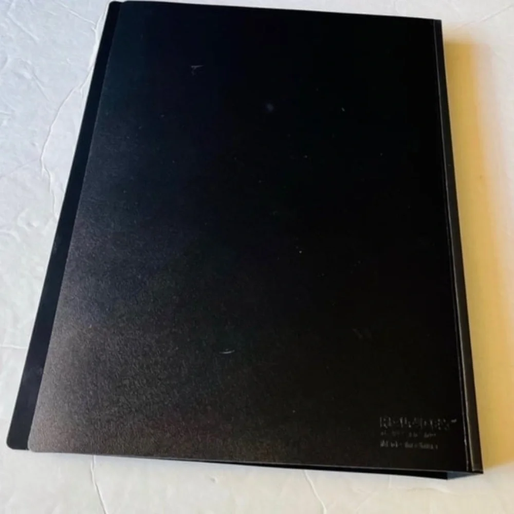 CARD HOLDER/BINDER (HOLDS 200+ CARDS) (VINTAGE) (BUSINESS/BASEBALL CARDS)